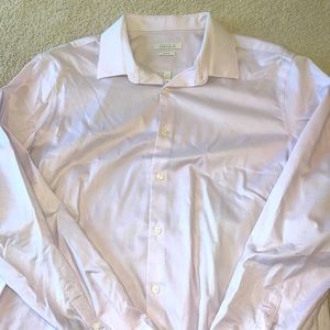 Perry Ellis 17 36/37 slim fit pink dress shirt